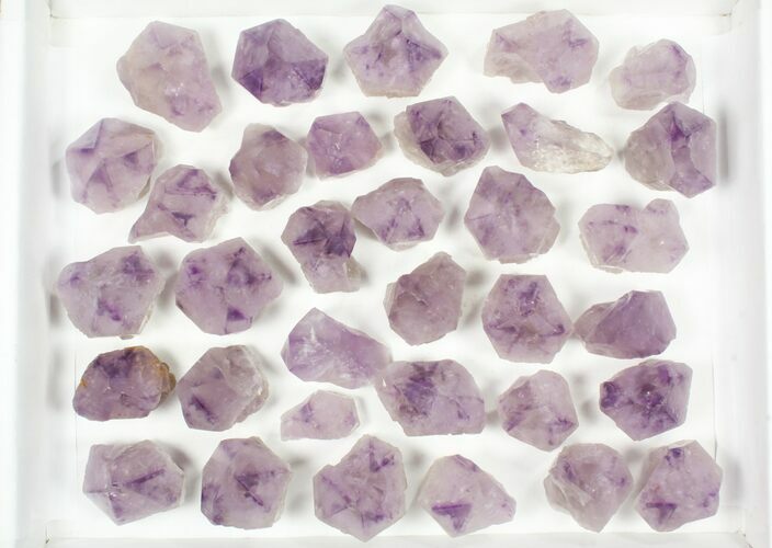Lot: / to Cut Base Amethyst Crystals - Pieces #80977